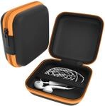 EAZY CASE Universal Tasche f&uuml;r In-Ear Kopfh&ouml;rer mit Netzfach - Hardcase