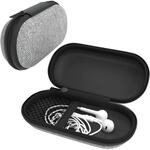 EAZY CASE Universal Tasche f&uuml;r In-Ear Kopfh&ouml;rer mit Netzfach - Hardcase