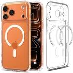 Spigen iPhone 17 Pro H&uuml;lle Ultra Hybrid MagFit -Clear White | Kompatibel mit