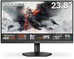 KOORUI Gaming Monitor 24 Zoll, 170Hz Bildschirm FHD Adaptive Sync HDMI 1.4