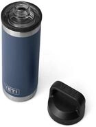 YETI Rambler Trinkflasche 18 oz (532 ml) Navy &ndash; Edelstahl Trinkflasche,