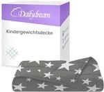 Dailydream Gewichtsdecke Kinder 90x120cm, 2,5 kg, Baumwolle, Motiv Sterne