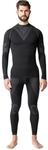 Ladeheid Herren Winter Thermounterw&auml;sche Funktionsunterw&auml;sche Set Langarm Shirt