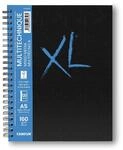 CANSON XL-Papier, strukturiert, gemischte Medien, 160 g/m&sup2;, A5, mittlere K&ouml;rnung,
