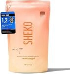 SHEKO Kollagen Pulver 450g - Collagen Hydrolysat Peptide Typ 1, 2, 3