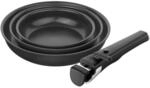 ZWILLING Unlock Bratpfannen-Set 4-tlg. (20, 24, 28 cm + Griff) mit