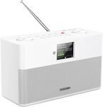 Dab+ Digitalradio mit Bluetooth, kompaktes FM-Stereo-Radio mit Alarm,...