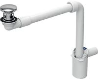 Geberit Waschbeckenablauf/Raumsparsiphon f&uuml;r eine oder zwei Standarmaturen,
