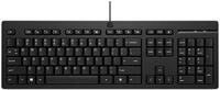 HP 125 G2 - Tastatur - 100% - Full Size - USB - QWERTZ - Deutsch - Schwarz