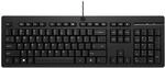 HP 125 G2 - Tastatur - 100% - Full Size - USB - QWERTY - International Englisch -