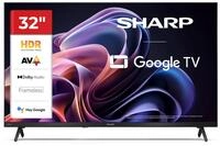 Sharp 32HF2265E - 32 Zoll (80 cm) HD Google TV | f&uuml;r Schlafzimmer & K&uuml;che