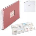 Hama Spiral-Album "Fine Art", 28x24 cm, 50 wei&szlig;e Seiten, Terra