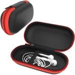EAZY CASE Universal Tasche f&uuml;r In-Ear Kopfh&ouml;rer mit Netzfach - Hardcase
