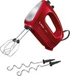 BOSCH CleverMixx Handmixer MFQ2420R, Edelstahl, 400 W, sp&uuml;lmaschinenfest, 4...