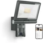 Steinel Flutlichtkamera XLED CAM2 SC mit 2K &Uuml;berwachungskamera, Gegensprechanlage,