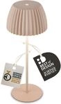 BRILONER - Riffle LED Tischlampe kabellos IP44 mit Lichtkante, Touchdimmer, Akku