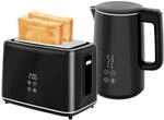 HOMCOM Wasserkocher Toaster Set Edelstahl 1,5L 2200W Wasserkocher automatischer mit
