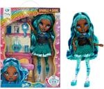 Rainbow High Sparkle & Shine Doll - Misty - 28 cm Modepuppe mit T&uuml;rkisblauem Haar