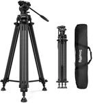 SMALLRIG 73''/185 cm Hochleistungs Videostativ aus Kohlefaser, Maximale Tragkraft 10