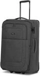 REDOLZ M Check-in Koffer 2 Rollen TSA-Schloss erweiterbar | Weichschale, 67 x...