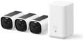 eufy Security eufyCam E40 3-Kamera-Set mit Homebase 2, kabellose 2K Solarkamera f&uuml;r