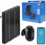 Hama &Uuml;berwachungskamera (WLAN Kamera f. au&szlig;en mit Akku u. Solar, Outdoor Kamera per