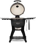 BBQ-Toro Kamado Grill Holzkohlegrill "Yoru" &Oslash; 56 cm mit Seitenablagen, Thermometer 