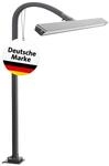 MAUL Monitor Lampe LED MAULgate 90x8x8 cm | Schreibtischlampe dimmbar und
