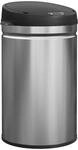 HOMCOM M&uuml;lleimer mit Sensor 30L Edelstahl Automatischer Leiser M&uuml;lleimer mit