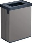 Curver Verto Recycle 54L M&uuml;lleimer f&uuml;r K&uuml;che, zwei F&auml;cher, einfache Sortierung,