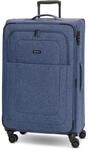 REDOLZ gro&szlig;er Weichschalen Koffer f&uuml;r Damen & Herren | Leichter Trolley 79 cm mit 4