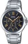 Casio Collection Herren -schwarzes Silber (&Oslash; 41,5 mm)