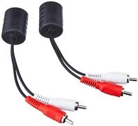 InLine 89001 Audio &uuml;ber RJ45 passiv, 2x Cinch Stecker / RJ45 Buchse, max. 50m, 2er