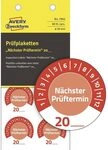 AVERY Zweckform 80 St&uuml;ck Pr&uuml;fplaketten N&auml;chster Pr&uuml;ftermin 20xx (mit Jahreszahl