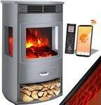 KESSER Prio Elektrokamin Heizung Heizl&uuml;fter Fernbedienung WiFi App 950/1900 W...