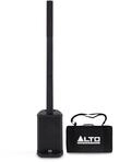 ALTO TS108C 600-Watt Tragbarer, aktiver S&auml;ulen PA Lautsprecher mit 3-Kanal Mixer,
