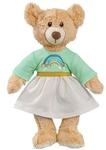 Heless 6 - Kuscheltier Teddy Rainbow inkl. Kleid mit Regenbogen-Stickerei, ca. 22 cm