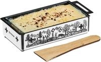 Trisa Kitchenette Raclette Set Kerzen Swiss Design Pf&auml;nnchen stapelbar