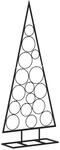 vidaXL Metall-Weihnachtsbaum f&uuml;r Dekorationen Schwarz 125 cm | Der
