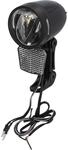 FISCHER Dynamo LED-Scheinwerfer 80 Lux mit Kabel, Fahrrad-Leuchtenset,