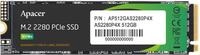 Apacer SSD 512GB 2.0/1.5G AS2280P4X M.2 APA