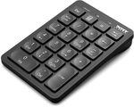 Port Connect Nummernblock PC Bluetooth wiederaufladbar USB-C Slim schwarz
