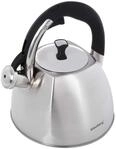 2.2L Fl&ouml;tenkessel Wasserkessel Kessel Teekessel Edelstahl Inox Satin KLAUSBERG