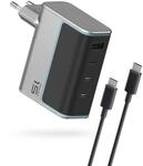 140W USB C Ladeger&auml;t, CUKTECH Gan Schnellladeger&auml;t mit USB C Kabel, 4-Port PD Fast
