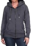 Elbsand Damen Sweatjacke ESKelda mit Kapuze 70299-00 Charcoal (989) XL