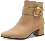 MARCO TOZZI Damen Stiefeletten mit Blockabsatz Elegant
