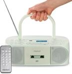 MEDION DRX-1 Plus Boombox (tragbares DAB+ UKW Radio, Bluetooth, CD-Player, MP3,