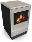 Glutos Holzherd HHS 03 G | edelstahl | Scharnier links | 6,5 kW
