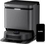 Eureka J15 Evo Ultra Saugroboter mit Wischfunktion Absaugstation, 22000 Pa Saugkraft,