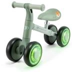 Kinderkraft Cutie Flash Laufrad, LED-R&auml;der, ohne Pedale, ab 1 Jahr, Gr&uuml;n